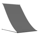vidaXL Einziehbare Markise Anthrazit 100x150 cm mit Stahlrahmen Bild 2