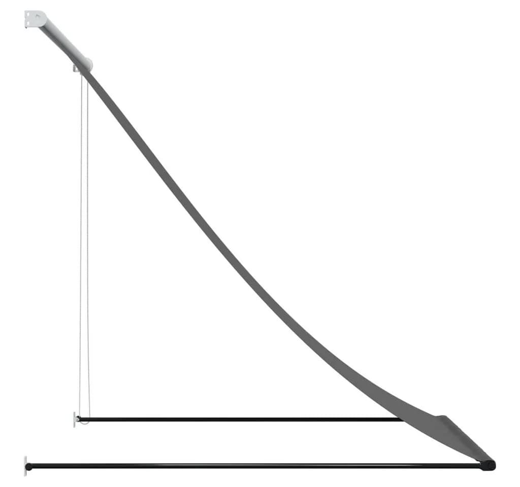 vidaXL Einziehbare Markise Anthrazit 100x150 cm mit Stahlrahmen - Bild 4