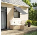 vidaXL Einziehbare Markise Anthrazit 150x150 cm mit Stahlrahmen Bild 1