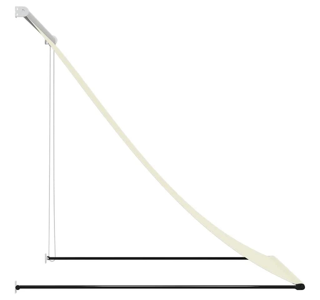 vidaXL Einziehmarkise Creme 100x150 cm mit Stahlrahmen - Bild 4