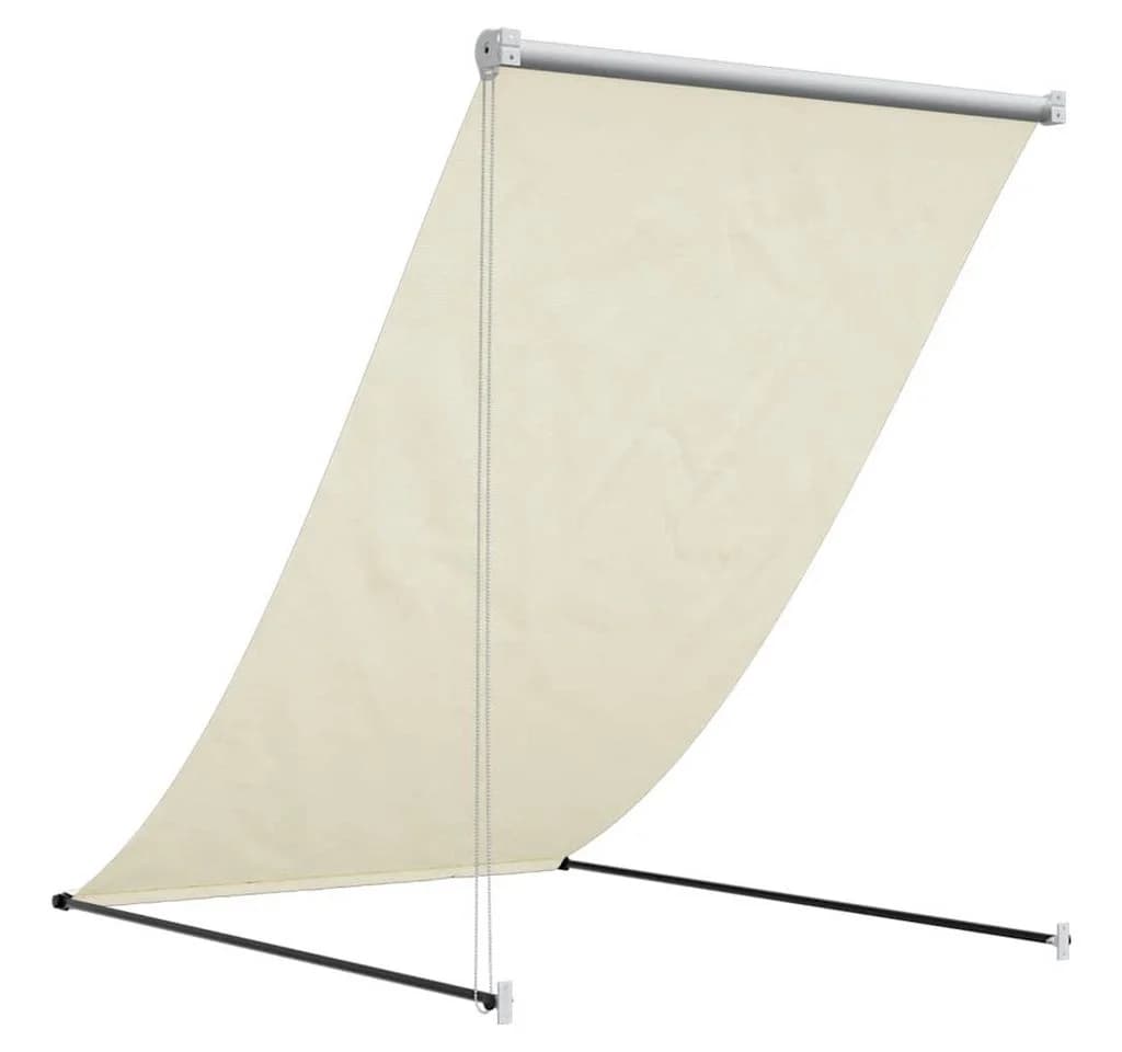 vidaXL Einziehmarkise Creme 100x150 cm mit Stahlrahmen - Bild 5