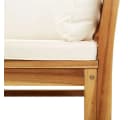 vidaXL Sofaelement Gartensofa mit Kissen 2-Sitzer Massivholz Bild 5