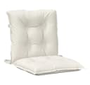 vidaXL Sitzauflage Niedriglehner 2 Stk. Melange Creme Polyester Bild 5