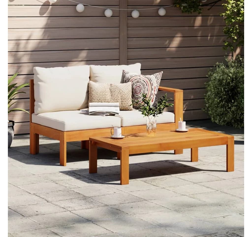 vidaXL Gartentisch Massivholz Robust für Terrasse - Bild 3