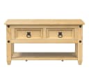 vidaXL Couchtisch mit Schubladen Corona Massivholz Kiefer Bild 4
