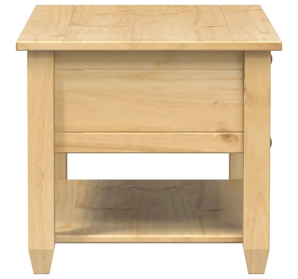 vidaXL Couchtisch mit Schubladen Corona Massivholz Kiefer - Bild 5
