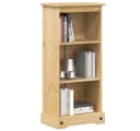 vidaXL Bücherregal Corona Massivholz Kiefer Rustikal Bild 1