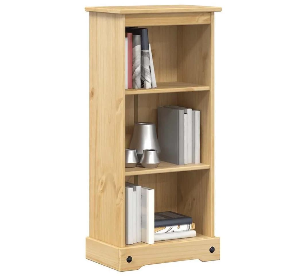 vidaXL Bücherregal Corona Massivholz Kiefer Rustikal
