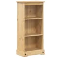 vidaXL Bücherregal Corona Massivholz Kiefer Rustikal Bild 2