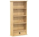 vidaXL Bücherregal CD-Schrank Corona Massivholz Kiefer Rustikal Bild 2