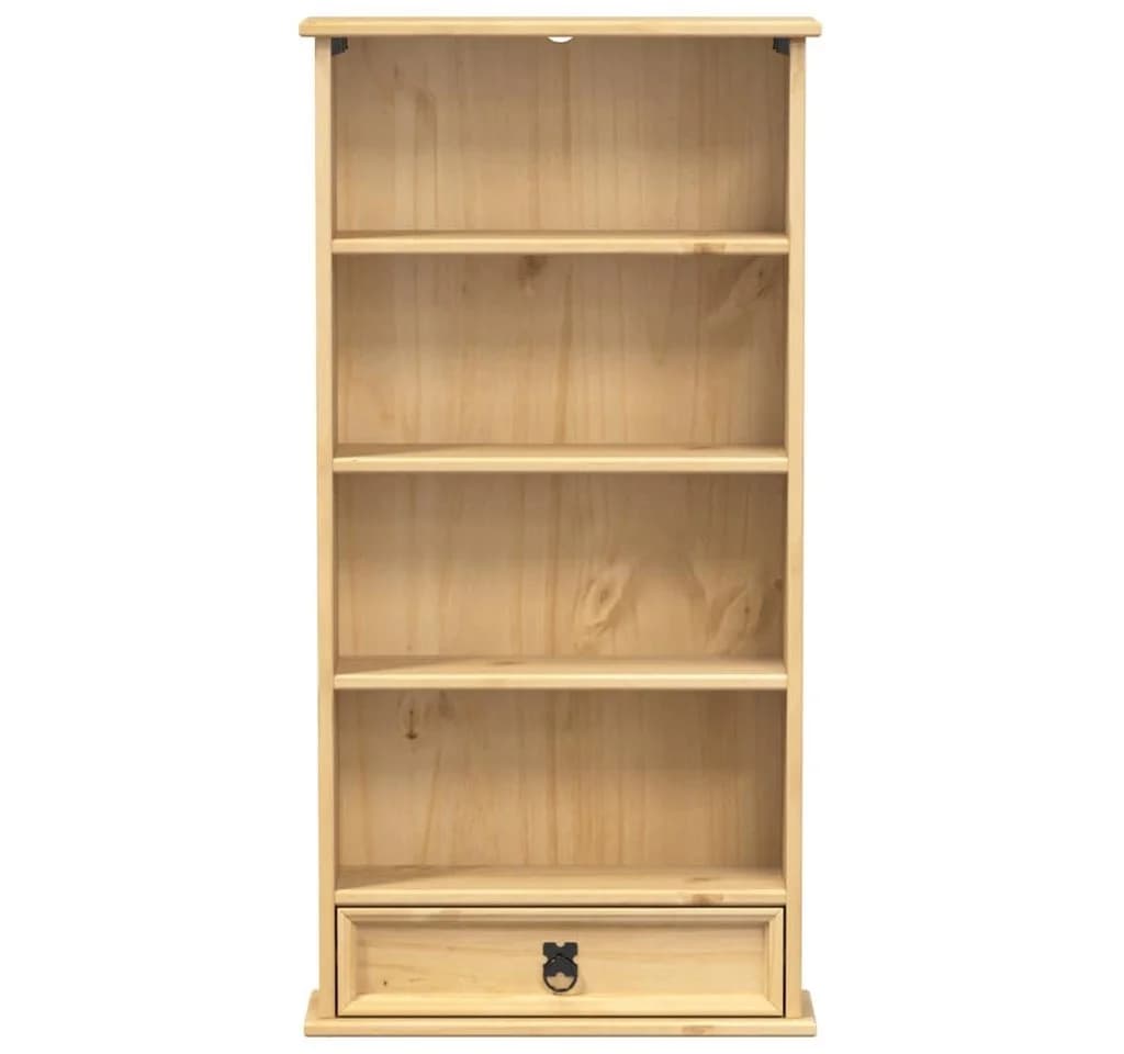 vidaXL Bücherregal CD-Schrank Corona Massivholz Kiefer Rustikal - Bild 4