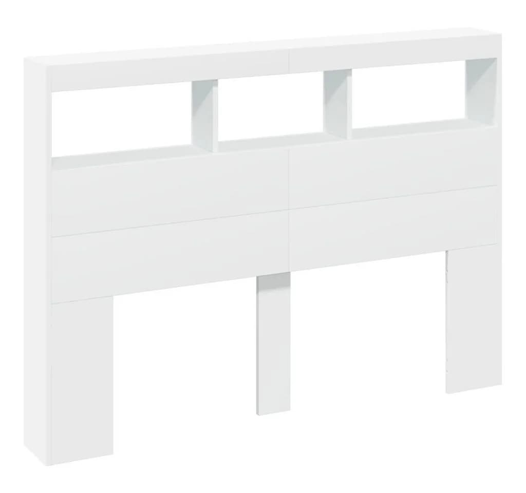 vidaXL Bett LED-Kopfteil Weiß - Bild 2