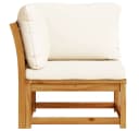 vidaXL Garten-Ecksofa Element mit Kissen Massivholz Beige Bild 5