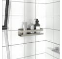 vidaXL Duschablage Edelstahl 304 Silber 23x6,5x6 cm Bild 1