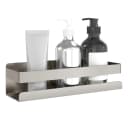 vidaXL Duschablage Edelstahl 304 Silber 23x6,5x6 cm Bild 3