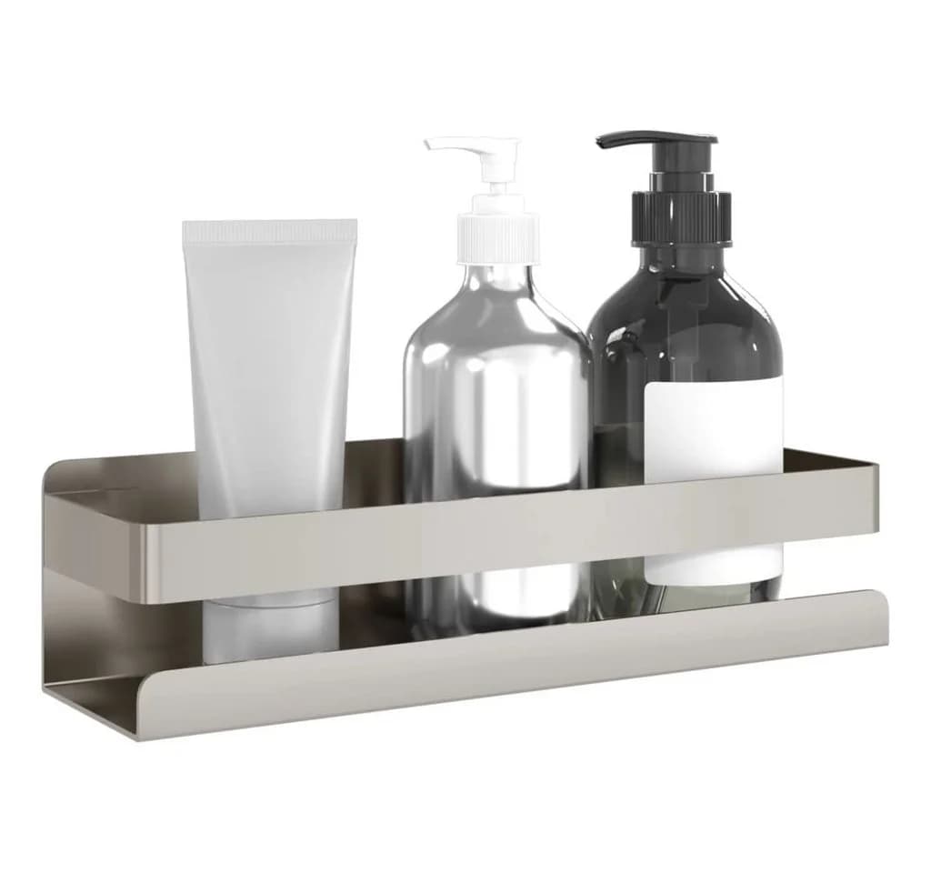 vidaXL Duschablage Edelstahl 304 Silber 23x6,5x6 cm - Bild 3