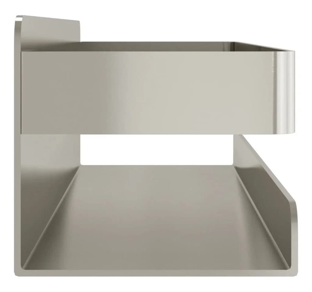 vidaXL Duschablage Edelstahl 304 Silber 23x6,5x6 cm - Bild 4