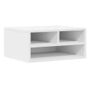 vidaXL Druckerständer Weiß Holzwerkstoff Multifunktionaler Organizer Bild 2