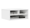 vidaXL Druckerständer Weiß Holzwerkstoff Multifunktionaler Organizer Bild 4