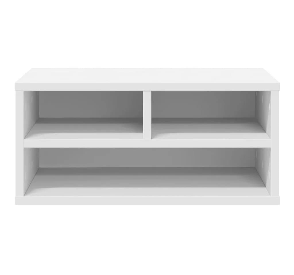 vidaXL Druckerständer Weiß Holzwerkstoff Multifunktionaler Organizer - Bild 5