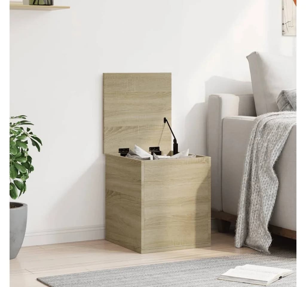 VIDAXL Aufbewahrungsbox Truhe Sonoma-Eiche Holzwerkstoff - Bild 3