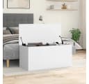 vidaXL Aufbewahrungsbox Truhe Weiß Holzwerkstoff Bild 3