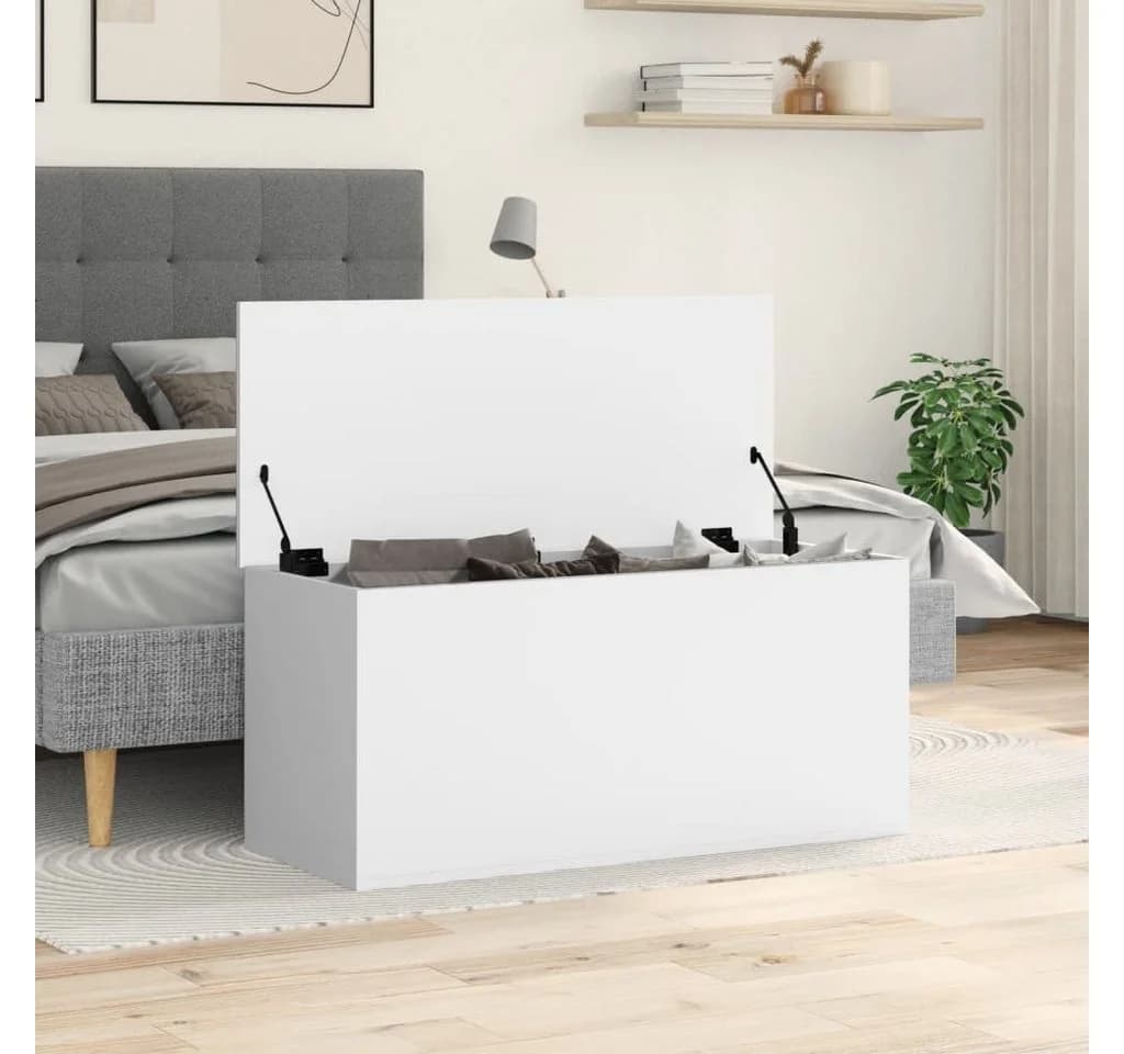 vidaXL Aufbewahrungsbox Truhe Weiß Holzwerkstoff - Bild 3