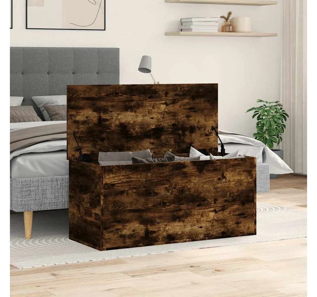vidaXL Aufbewahrungsbox Truhe Räuchereiche Holzwerkstoff - Bild 3