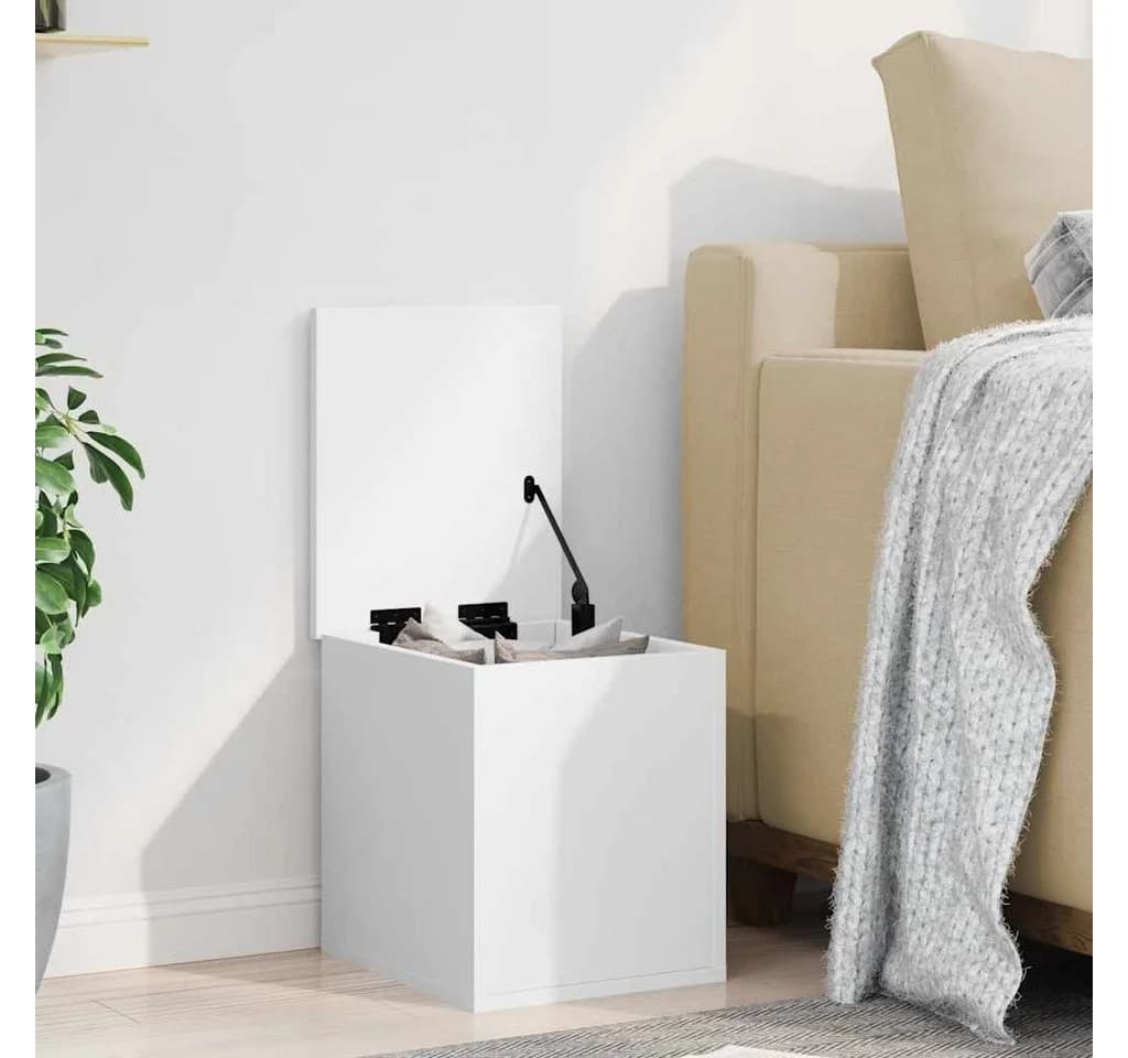 vidaXL Aufbewahrungsbox Truhe Weiß Holzwerkstoff - Bild 3