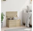 vidaXL Aufbewahrungsbox Truhe Sonoma-Eiche Holzwerkstoff Bild 3