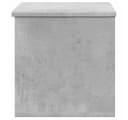 vidaXL Aufbewahrungsbox Truhe Betongrau Holzwerkstoff Bild 5