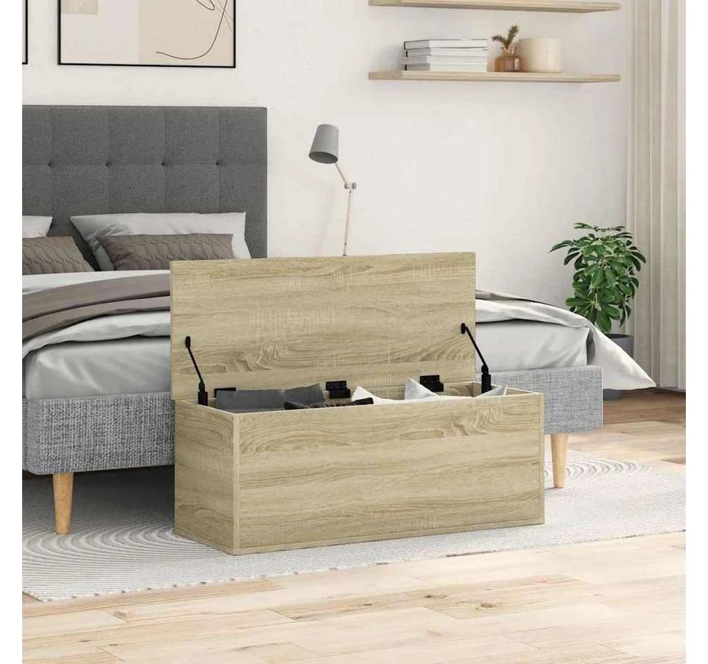 vidaXL Aufbewahrungsbox Truhe Sonoma-Eiche Holzwerkstoff - Bild 3
