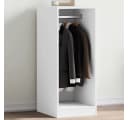 vidaXL Kleiderschrank Weiß Holzwerkstoff Kompakt Bild 1