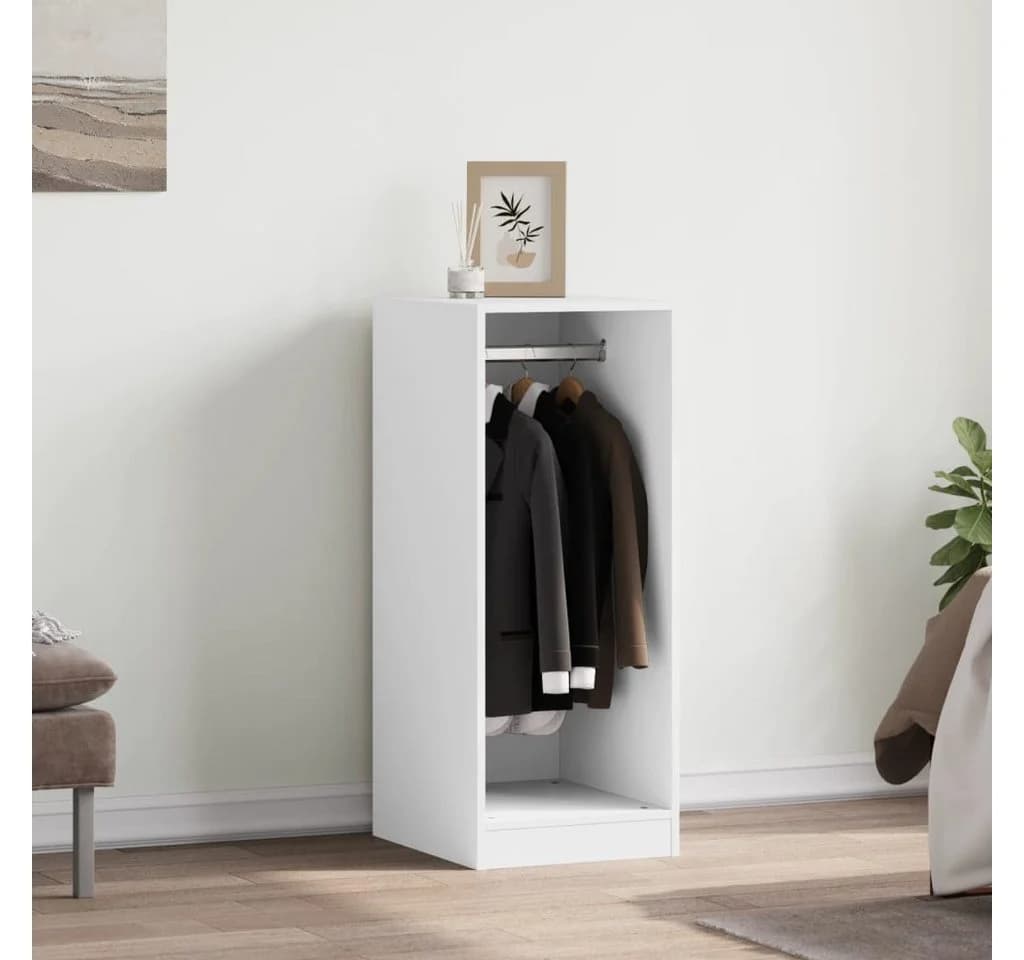 vidaXL Kleiderschrank Weiß Holzwerkstoff Kompakt - Bild 3