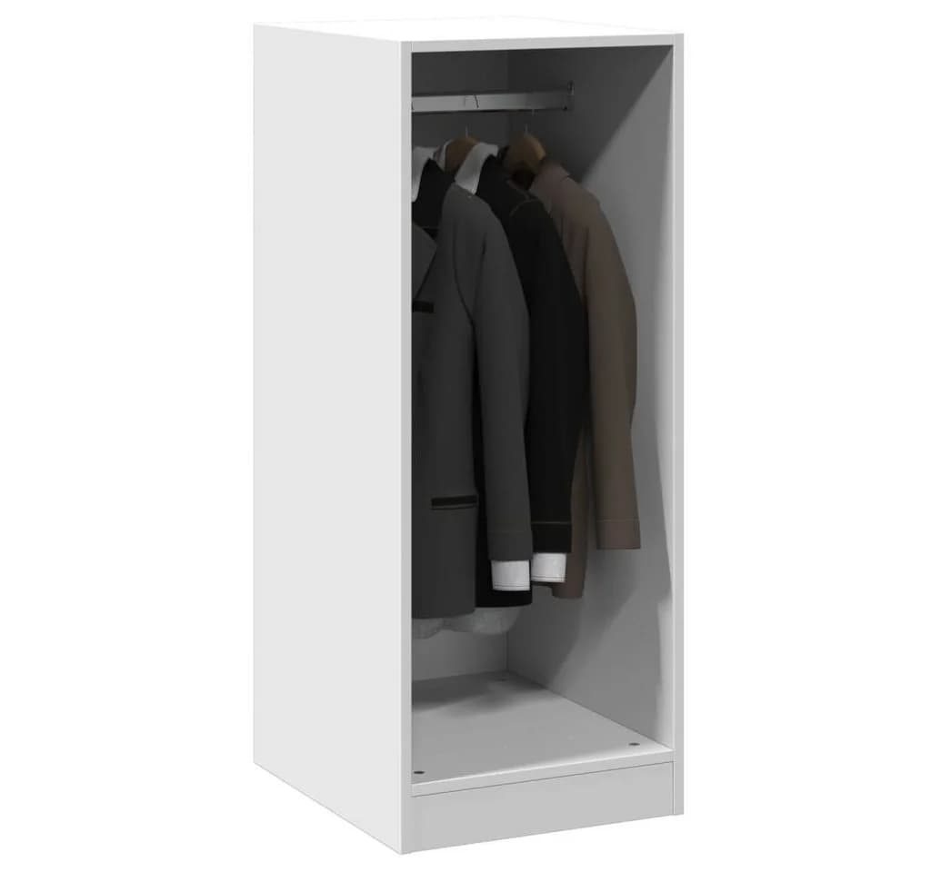 vidaXL Kleiderschrank Weiß Holzwerkstoff Kompakt - Bild 4