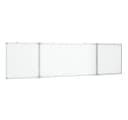 vidaXL Klappbare Magnettafel Weiß Aluminium Bild 2