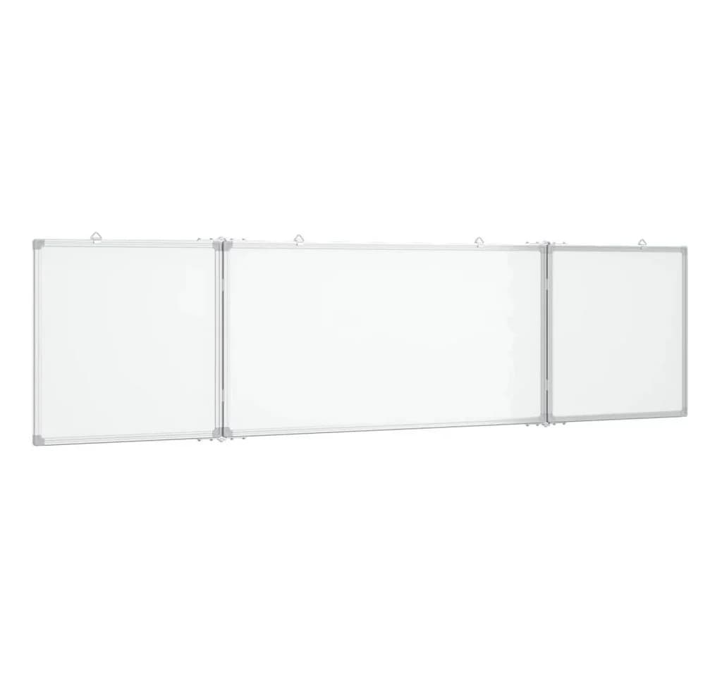 vidaXL Klappbare Magnettafel Weiß Aluminium - Bild 2