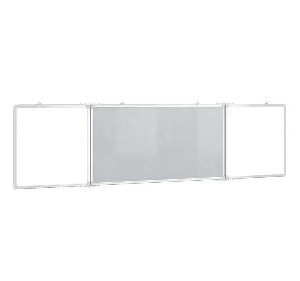 vidaXL Klappbare Magnettafel Weiß Aluminium - Bild 3