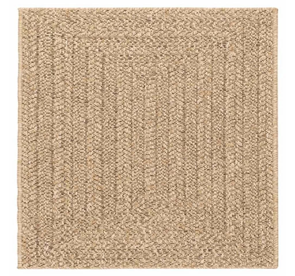 vidaXL Teppich ZIZUR 120x120 cm Jute-Optik Indoor und Outdoor - Bild 2