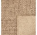 vidaXL Teppich ZIZUR 120x120 cm Jute-Optik Indoor und Outdoor Bild 5