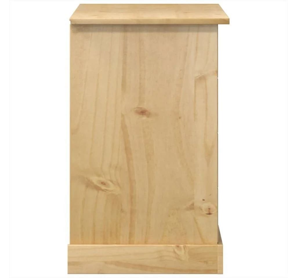 vidaXL Schminktisch Kiefernholz massiv 4 Schubladen Honigwachs - Bild 5