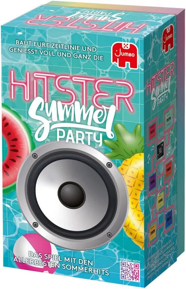 Jumbo Spiele Hitster Summer Party Familienspiel - Sommerhits Chronologie