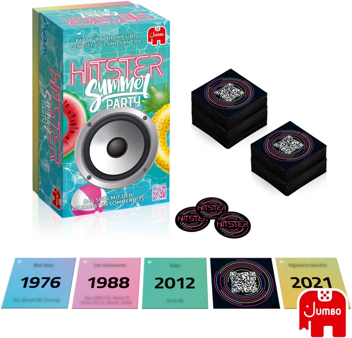 Jumbo Spiele Hitster Summer Party Familienspiel - Sommerhits Chronologie - Bild 4