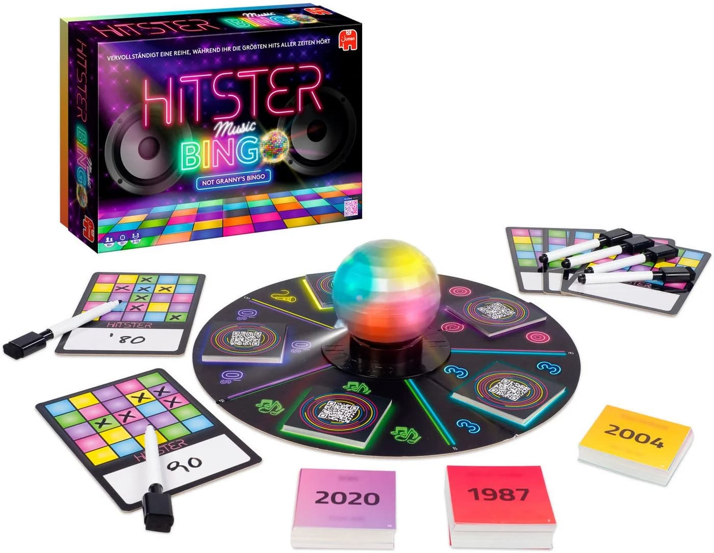 Jumbo Spiele Hitster Musik Bingo - Partyspiel mit 225 Hits - Bild 5