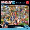 Jumbo Spiele Puzzle Wasgij Mystery 28 Feline Frenzy 1000 Teile Bunt Bild 3