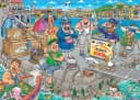 Jumbo Spiele Puzzle Wasgij Original 47 Bootschaos 1000 Teile Bild 1