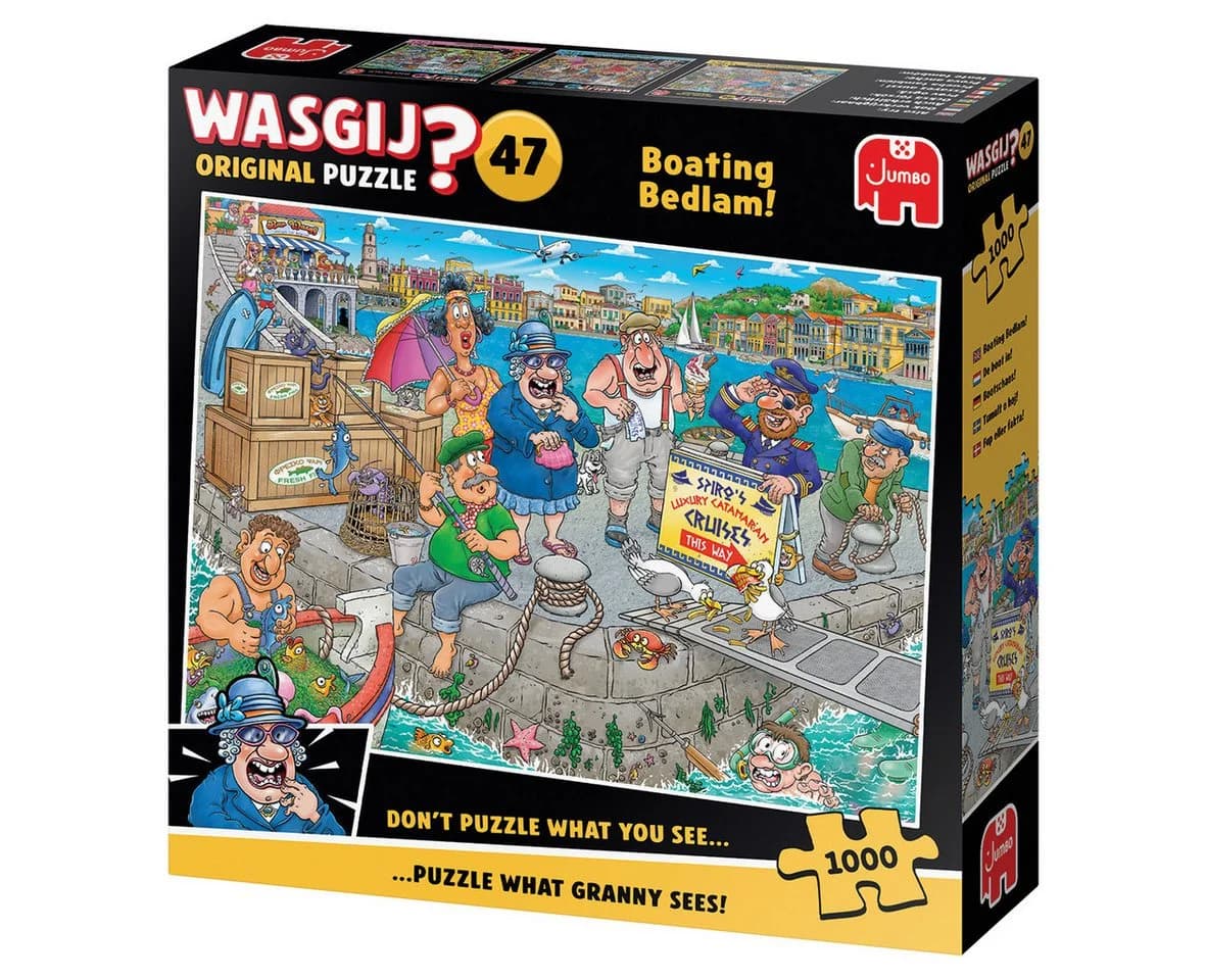 Jumbo Spiele Puzzle Wasgij Original 47 Bootschaos 1000 Teile - Bild 3