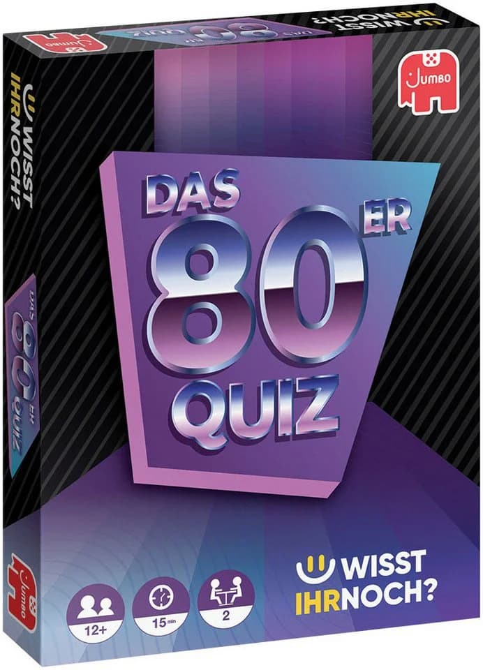 Jumbo Spiele Wisst Ihr noch? Das 80er Quiz - Bunt Retro Kartenspiel - Bild 2