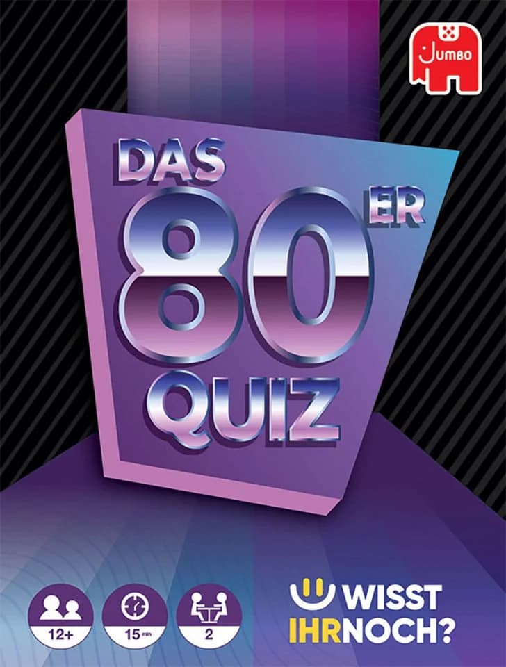 Jumbo Spiele Wisst Ihr noch? Das 80er Quiz - Bunt Retro Kartenspiel - Bild 3