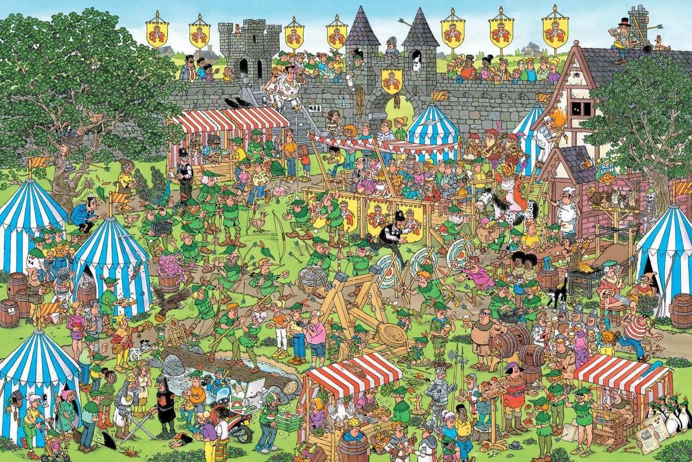 Jan van Haasteren Puzzle Robin Hood Festival 1500 Teile